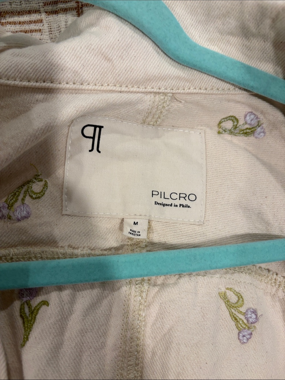 Pilcro Tulip Crop Denim Jacket - Picture 7 of 9